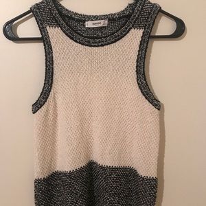 MANGO Sleeveless Top with Tassles at bottom